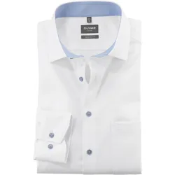 OLYMP Businesshemd »Luxor modern fit«, mit feinem Muster OLYMP weiss 41