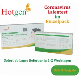 Hotgen Coronavirus (2019-nCoV) Nasal Antigentest 1 St. Erkennt Omikron