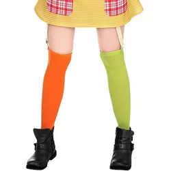 Pippi Langstrumpf Strümpfe für Damen - Einheitsgroesse-L-XXL