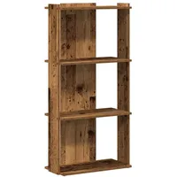 vidaXL Bücherregal 3 Böden 60 x 30 x 120 cm Braun