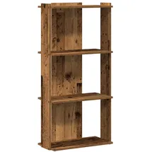 vidaXL Bücherregal 3 Böden 60 x 30 x 120 cm Braun