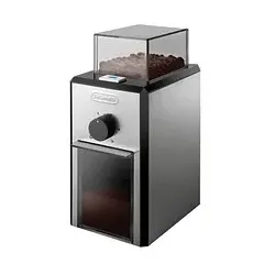 DeLonghi KG 89 elektronische Kaffeemühle silber 110 W