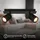 Briloner Deckenlampe 2-flammig schwenkbar 32 x 7 x 9 cm Schwarz