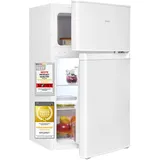 Exquisit KGC90-30-E-040E Kühl-Gefrierkombination (85 l, 850 mm hoch, Weiß)