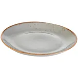 CreaTable 6er-Set CreaTable Speiseteller Nature Collection Ø 27 cm Steinzeug Steingrau