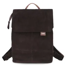 Zwei Mademoiselle.M Daypack 35 cm Laptopfach Braun