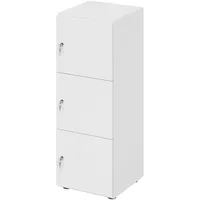 Hammerbacher Schliessfachschrank 3OH 3xDS ws/ws
