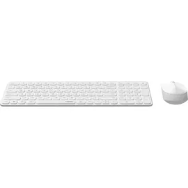 Rapoo 9310M Tastatur Maus-Set Ergonomisch Deutsch, weiß
