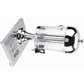 KKMOON Edelstahl-Saftmaschine, Heiß-Kalt-Getränkemaschine für Restaurant, Hotel Bar, Silber)