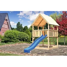 Akubi Spielturm Luis Set A mit Rutsche blau 89365