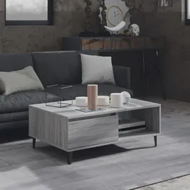 furnicato Couchtisch Grau Sonoma 90 x 60 x 35 cm
