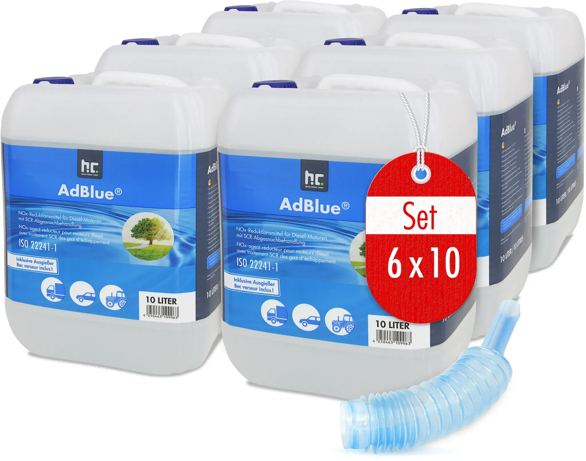 6 x 10 L AdBlue® Harnstofflösung