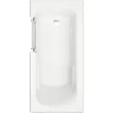 Badewanne mit Tür SCHULTE Q1 Tür links 180 x 80 cm alpinweiß mit befliesbarer Fr