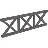 SKANHOLZ Skan Holz Brüstung Andreaskreuz 270 x 84 cm Fichte
