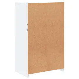 vidaXL Sideboard mit LED-Leuchten Weiß 60,5x37x100 cm