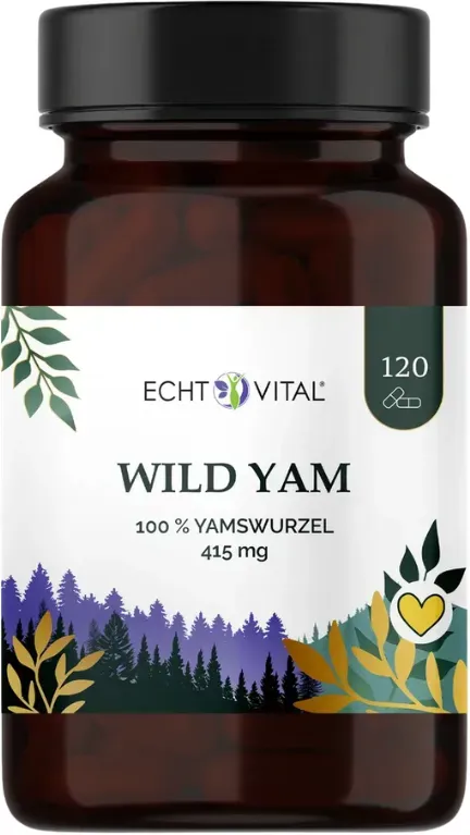 Wild Yam Kapseln (120 Stück) - Echt Vital
