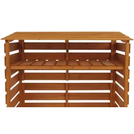 MCW Brennholzlager MCW-Q16 Holz 121 x 122 x 61 cm Braun