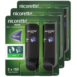 Nicorette Mint Spray 6er Pack 3X2 St