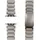 nalia Argon Titan-Armband für Apple Watch Metallarmband gebürstet - Stabil, Rostfrei & Matt, Titan Uhrenarmband, Silber