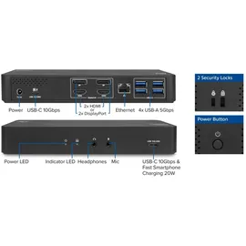 Act USB-C-Dockingstation Schwarz AC7160
