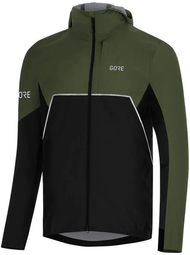 Gore Herren R7 Partial Goretex Hooded Jacket grün