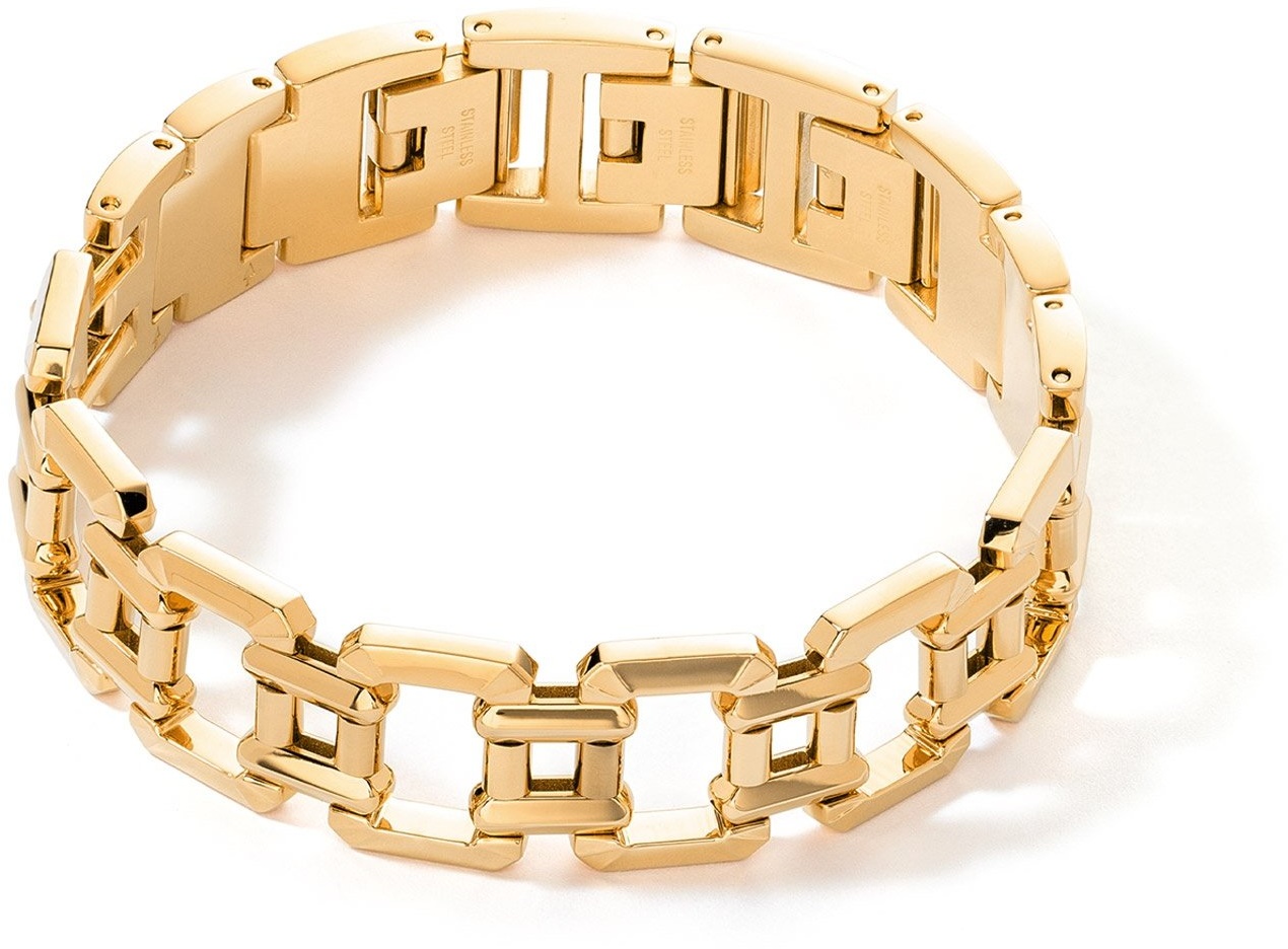 Coeur de Lion 4420/30-1600 Damen-Armband Edelstahl Goldfarben