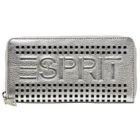 Esprit Leder Geldbörse Aimee Zip Around Wallet Silver silberfarben