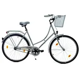 T&Y Trade 28 Zoll Damen Holland Fahrrad Bike CITYFAHRRAD DAMENFAHRRAD HOLLANDFAHRRAD HOLLANDRAD Rücktrittbremse 1 Gang Beleuchtung STVO Rücktritt Enur Weiß