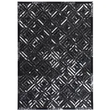 Kayoom Anette 400 (Schwarz/Silber, 80cmx150cm (JPPOQ-80-150)