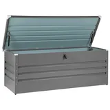 Beliani Gartentruhe 600 l 165 x 70 cm Grau