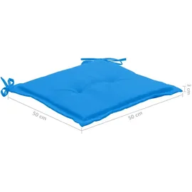 vidaXL Gartenstuhl 59,1 x 57 x 52,5 cm grau 8 St.