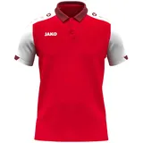 Jako Kinder Polo Dynamic rot/weiß/dunkelrot 152