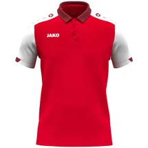 Jako Kinder Polo Dynamic rot/weiß/dunkelrot 152