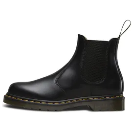 Dr. Martens 2976 Yellow Stitch Smooth black smooth leather 45