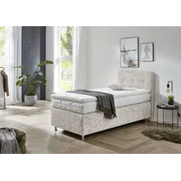 Westfalia Schlafkomfort Boxspringbett "Sapporo", beige, L:210cm, WESTFALIA SCHLAFKOMFORT, Komplettbetten,