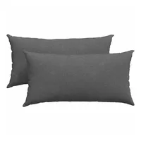 vidaXL Sofakissen 80 x 40 cm Dunkelgrau