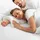 matratzen discount Sleezzz Ergonomisches Seitenschläferkissen 26 x 30 x 12 cm Weiß