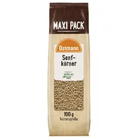 Ostmann Gewürze - Senfkörner ganz | Ideal zum Einmachen von Obst und Gemüse | 100 g im Vorteilsbeutel