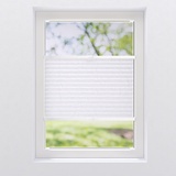 My Home Plissee Marleen, transparent, mit Bohren/ohne Bohren, verspannt 130 cm, zweiseitig verschiebbar, 45 cm weiß Rollos Jalousien
