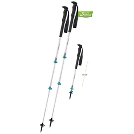 Komperdell Explorer Contour Powerlock 105-140 cm Silber/blau