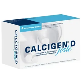 cooper consumer health Calcigen D forte 1000 mg/880 I.E. Brausetabletten