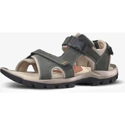 Trekkingsandalen Naturwandern NH500 Leder Herren khaki 42