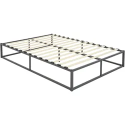 ML-Design Metallbett Bettgestell Schlafzimmerbett Stahl Lattenrost Anthrazit 160x200 cm