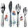 JUSTINUS 4tlg Justinus Meerestiere Kinder-Besteck-Set – 110-200