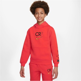 Nike Sportswear CR7 Club Fleece Fußball Hoodie Kinder 696 - lt crimson L (147-158 cm)