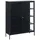unique furniture a/s Vitrine Carmel 110 x 40 x 140 cm Schwarz