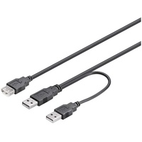 goobay Wentronic USB Kabel (2X A-Stecker auf A-Buchse) 0,3m