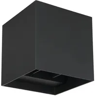 GLOBO Außenwandleuchte VERONIKA 34168B schwarz B/H/T: ca. 10x10x10 cm