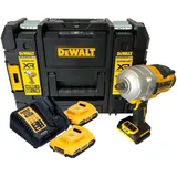 DeWalt DCF 961 D2T Akku Schlagschrauber 18 V 1632 Nm 1/2" Brushless + 2x Akku 2,0 Ah + Ladegerät + TSTAK