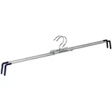 WENKO Kleiderbügel Silberner Hosenbügel, 2 Stück, WENKO, (Set, 1-tlg)